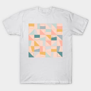 Pink Grid T-Shirt